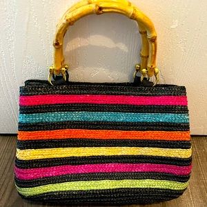 CROFT & BARROW MULTI COLOR SUMMER PURSE